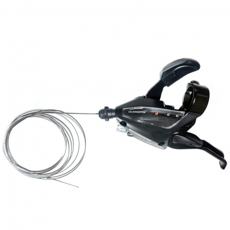 Maneta schimbator/frana fata/stanga SHIMANO Altus EZ-Fire Plus ST-EF5002, 3 viteze, negru [1]