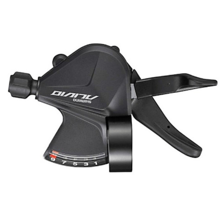 Maneta schimbator dreapta/spate SHIMANO Alivio RapidFire Plus SL-M3100, 9 viteze, negru [2]