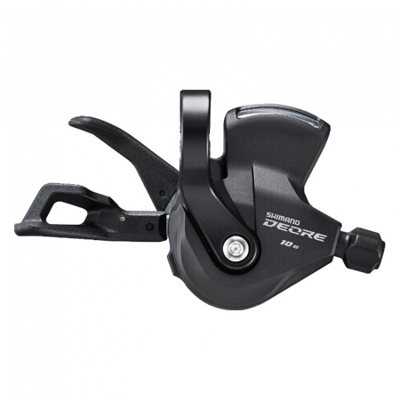 MANETE SCHIMBATOARE - Maneta schimbator dreapta/spate SHIMANO Deore RapidFire Plus SL-M4100-R, cablu 2400 mm, 10 viteze, negru