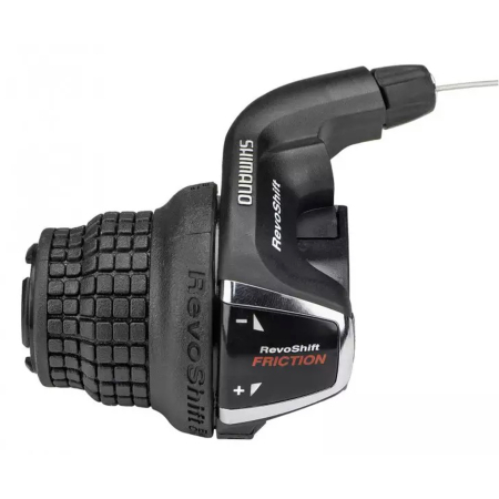 Maneta schimbator stanga/fata SHIMANO Tourney SL-RS35-LN, RevoShift, 3 viteze, negru [1]