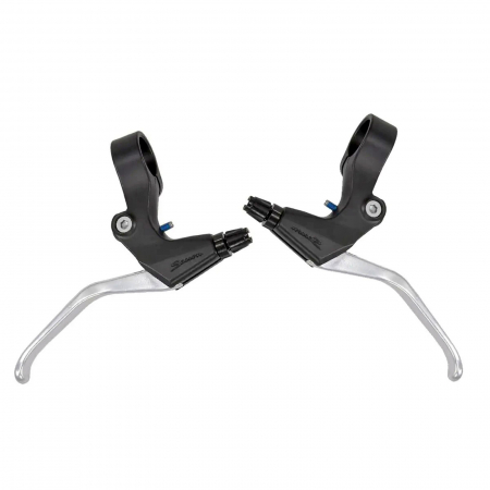 FRANE - Set manete frana V-Brake SACCON, negru/argintiu