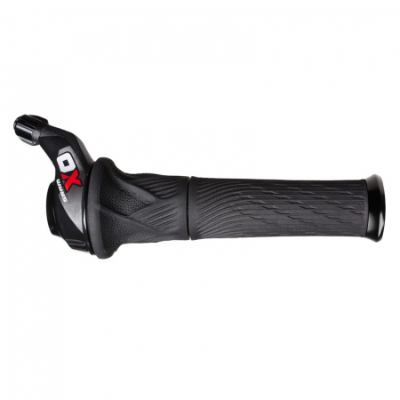 MANETE SCHIMBATOARE - Set manete schimbator SRAM X.0 Twister-Gripshift, 2x10 viteze, negru/rosu