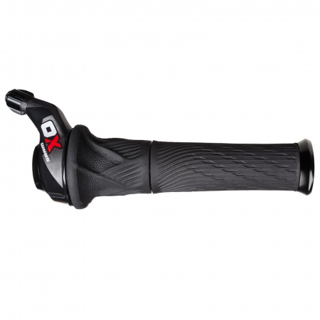 MANETE SCHIMBATOARE - Set manete schimbator SRAM X.0 Twister-Gripshift, 3x10 viteze, negru/rosu