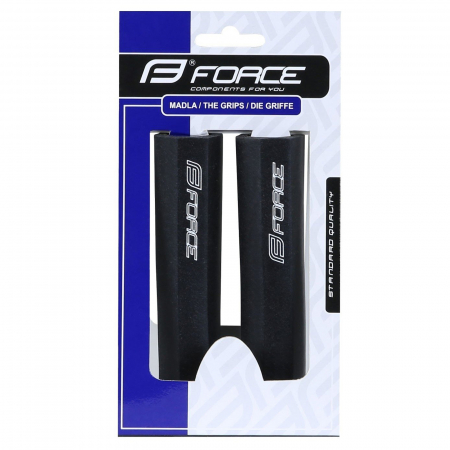 Mansoane FORCE Hex 32/130 mm, spuma siliconica, negre [1]