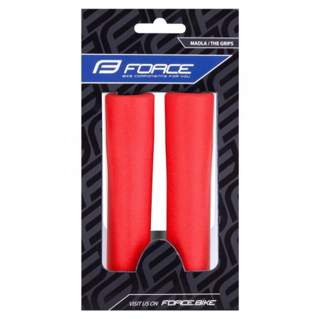 Mansoane FORCE Luck, 28/130 mm, silicon, rosii [2]