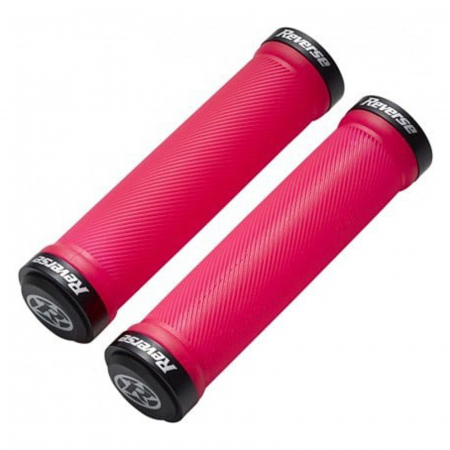 MANSOANE - Mansoane REVERSE Spin Lock-On 30/130 mm, cauciuc roz/negru