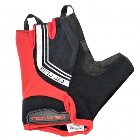 ECHIPAMENT CICLISM - Manusi ciclism DEVRON 7088 Gel-Liner, marime L, rosu/negru