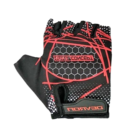 ECHIPAMENT CICLISM - Manusi Ciclism Devron 8027 Bike-Concept - M, Negru-Rosu
