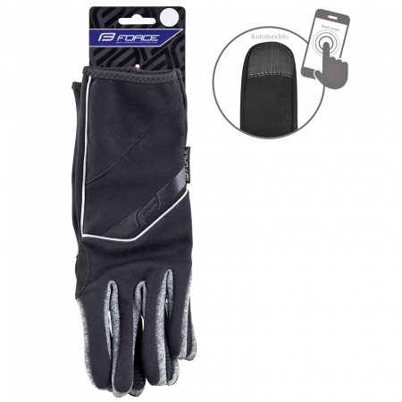 Manusi ciclism FORCE Gale Softshell, primavara/toamna [1]