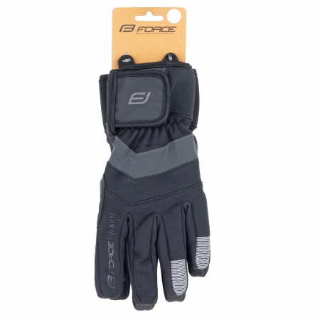 Manusi ciclism iarna FORCE Warmer [1]