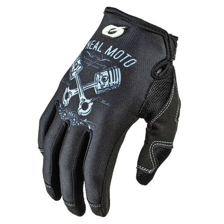Manusi ciclism O'NEAL Mayhem Pistons II, negru/alb [1]