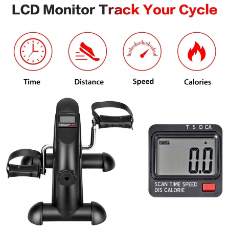 Mini bicicleta fitness ENERGY FIT, alb [5]