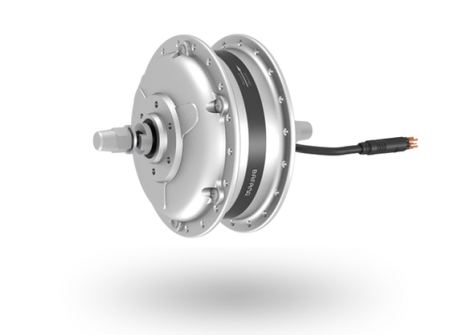 Motor ebike - Motor fata e-bike Bafang FM G311.250D 36V,250W, 28", OLD 100mm, frane pe disc, argintiu