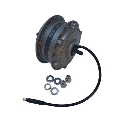 Import - Motor fata e-bike HD16 D 36V, 250W, logo Stella, argintiu