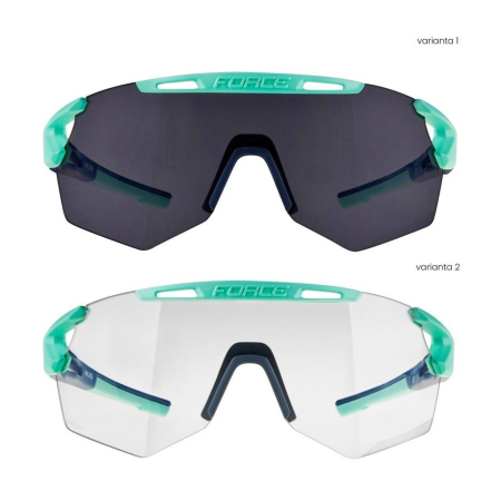 Ochelari ciclism FORCE Arcade Mint Stormy, lentile fotocromatice [2]