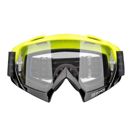 Ochelari goggles FORCE Grime, lentile transparente + 10 tear offs [1]