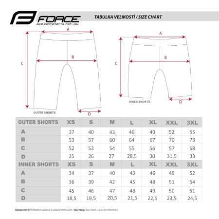 Pantaloni FORCE Blade MTB, cu sub-pantaloni cu bazon [7]