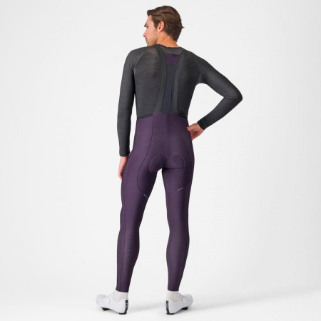 Pantaloni lungi cu bretele CASTELLI Espresso [1]