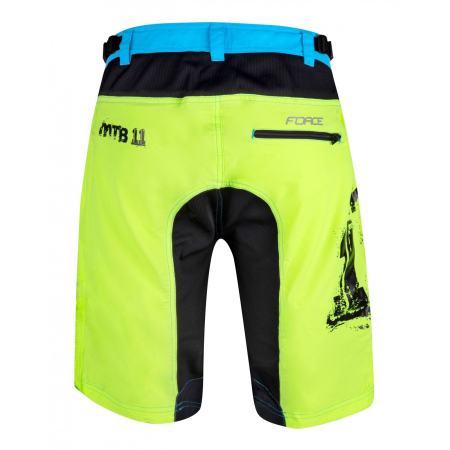 Pantaloni scurti cu interior detasabil FORCE MTB-11 [2]