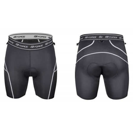 Pantaloni scurti cu interior detasabil FORCE MTB-11 [4]