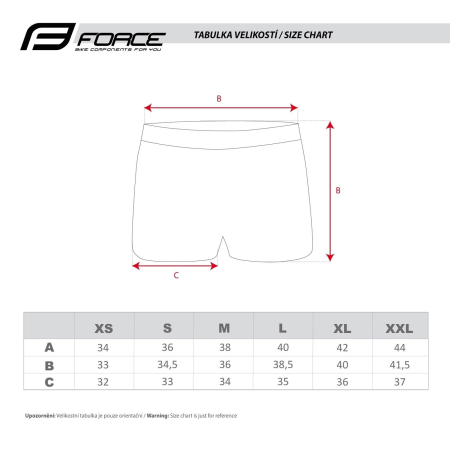 Pantaloni scurti pentru alergare FORCE Run Shot [3]