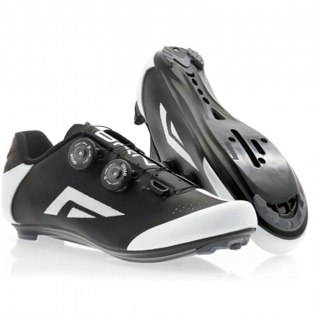 PANTOFI CICLISM - Pantofi ciclism BRN Gladiator Road, negru/alb