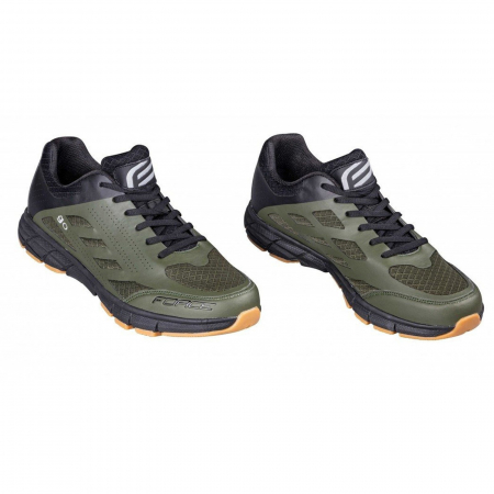 PANTOFI CICLISM - Pantofi ciclism FORCE Go, army