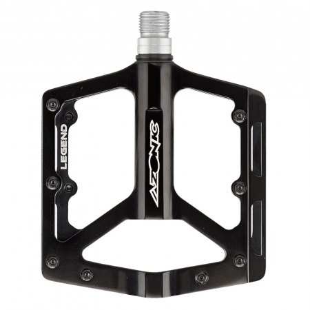 Pedale AZONIC Legend, aluminiu, negre [1]