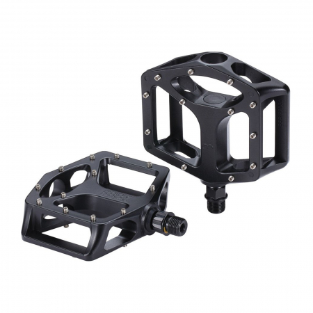 PEDALE SI ACCESORII - Pedale BBB BPD-32 MountainHigh, ax CroMo, aluminiu negru mat