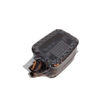 Import - Pedale City SP-807, insertii cauciuc Gri, cu reflectoare, plastic Negru