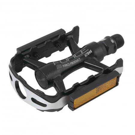 PEDALE SI ACCESORII - Pedale FORCE 600 aluminiu negre