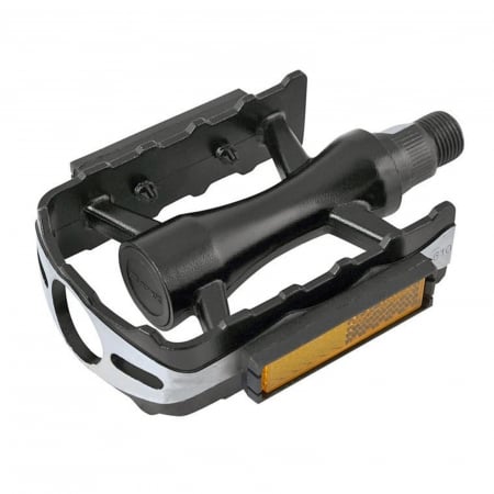 PEDALE SI ACCESORII - Pedale FORCE 610 aluminiu negre