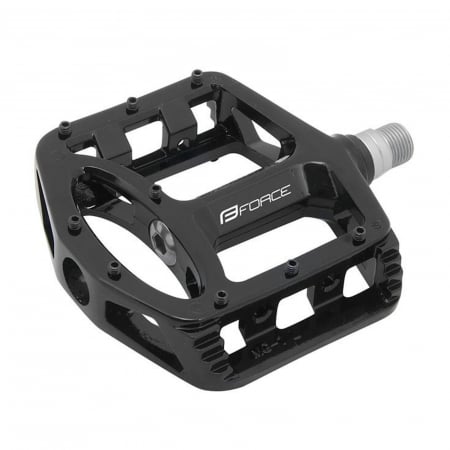 PEDALE SI ACCESORII - Pedale BMX FORCE magneziu negre