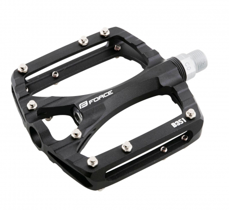 PEDALE SI ACCESORII - Pedale FORCE Swing MTB, aluminiu negre