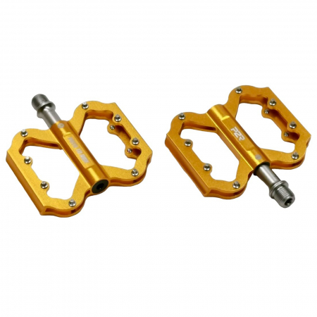 PEDALE - Pedale aluminiu P2R Flatman 50, 3SB, galben