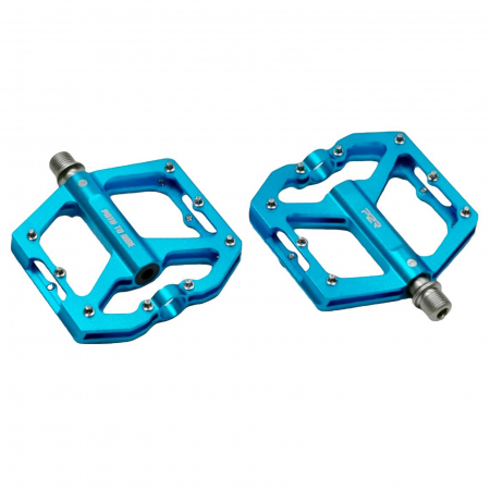 PEDALE - Pedale aluminiu P2R Flatman 60, 3SB, bleu