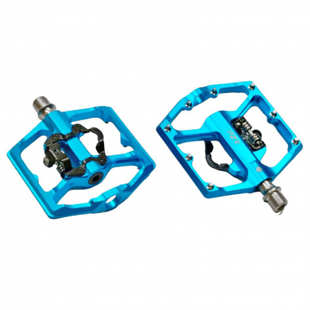 PEDALE - Pedale aluminiu P2R Flatman 70SPD, 3SB, bleu