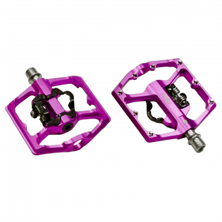 PEDALE - Pedale aluminiu P2R Flatman 70SPD, 3SB, mov