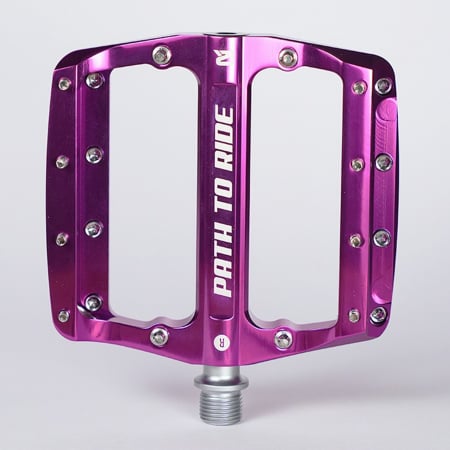 Pedale P2R Flatman 90 ETD, 3SB, aluminiu, mov [1]