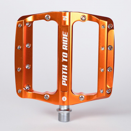 Pedale P2R Flatman 90 ETD, 3SB, aluminiu, portocaliu [1]
