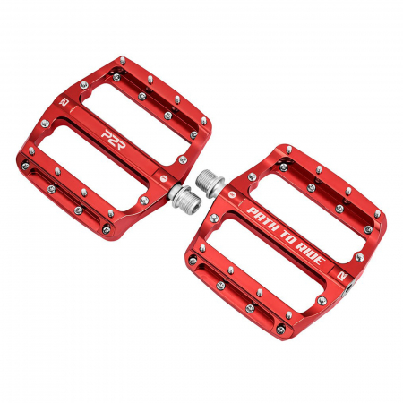 PEDALE - Pedale P2R Flatman 90 ETD, 3SB, aluminiu, rosu