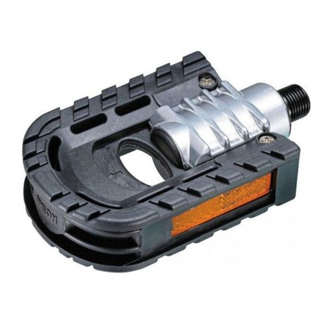 PEDALE - Pedale pliabile MARWI SP-151, aluminiu/plastic, negru/argintiu