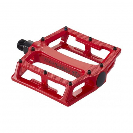 PEDALE - Pedale REVERSE Super Shape-3-D, aluminiu rosii