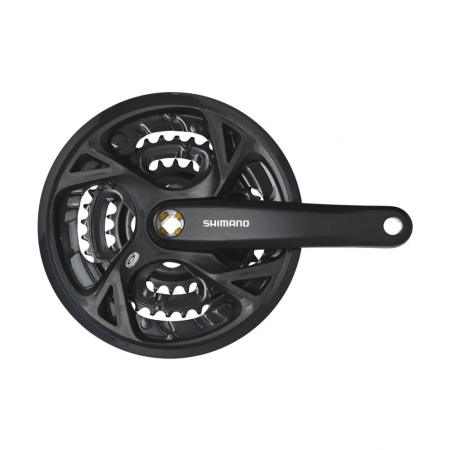 Sprint Bike - Pedalier Shimano FCM371 44/32/22T negru 175 mm cu CG