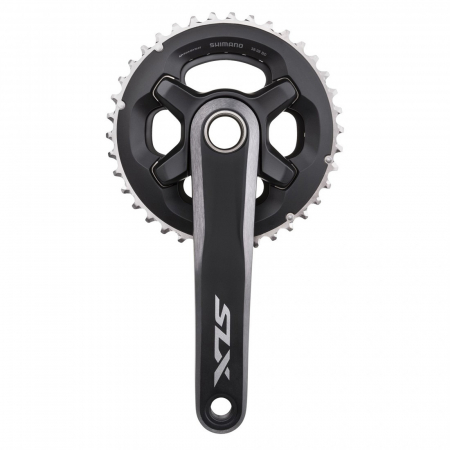 ANGRENAJE COMPLETE - Angrenaj pedalier SHIMANO SLX FCM7000-11 aluminiu 24/34T, brat 175 mm, negru