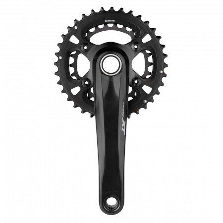 ANGRENAJE COMPLETE - Angrenaj pedalier SHIMANO XT FCM8100 aluminiu 26/36T, brate 175 mm, negru