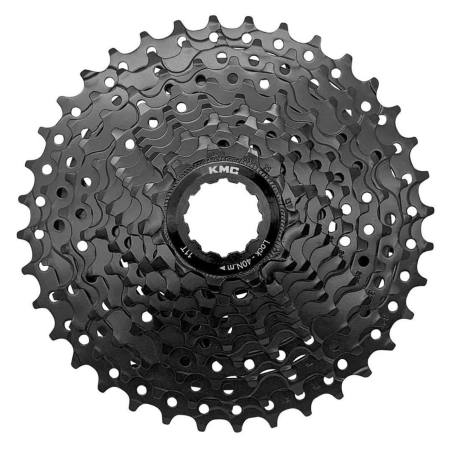 PINIOANE - Pinioane casetate KMC React, 11-34T,  8 viteze, negru