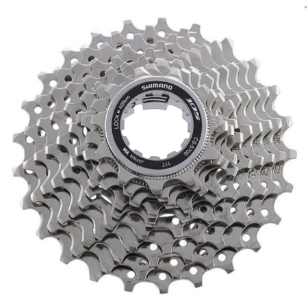 TRANSMISIE - Pinioane casetate SHIMANO 105, 11-28T, 10 viteze, argintiu