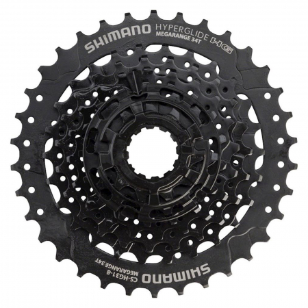 PINIOANE - Pinioane casetate SHIMANO Altus CS-HG31,  8 viteze, negru