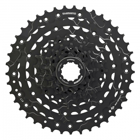 PINIOANE - Pinioane casetate SHIMANO Cues CS-LG300-9, 11-41T, 9 viteze, negru